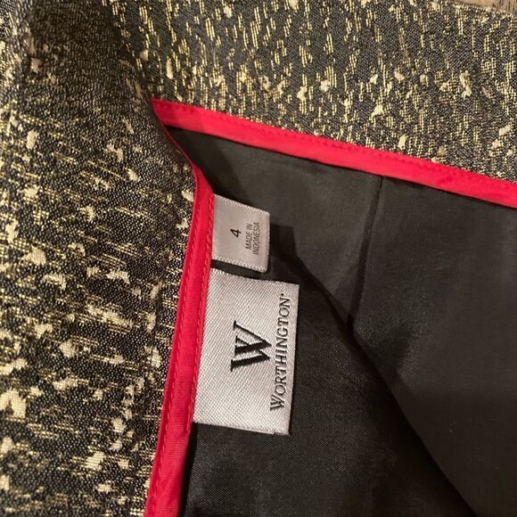 Metallic Gold Snake Skin Skirt - Picture 8 of 12